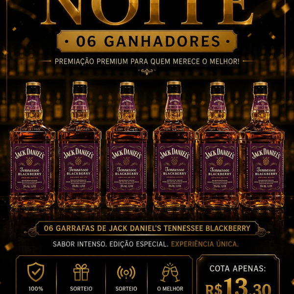 🥃🔥 SORTEIO ESPECIAL JACK BLACKBERRY 🔥🥃